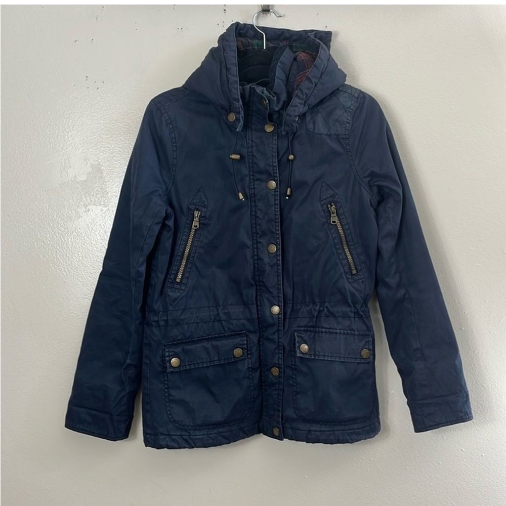 Women's Navy thick Jacket 100% cotton